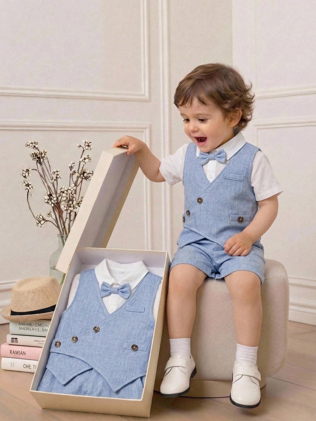 Costum SHEIN, albastru