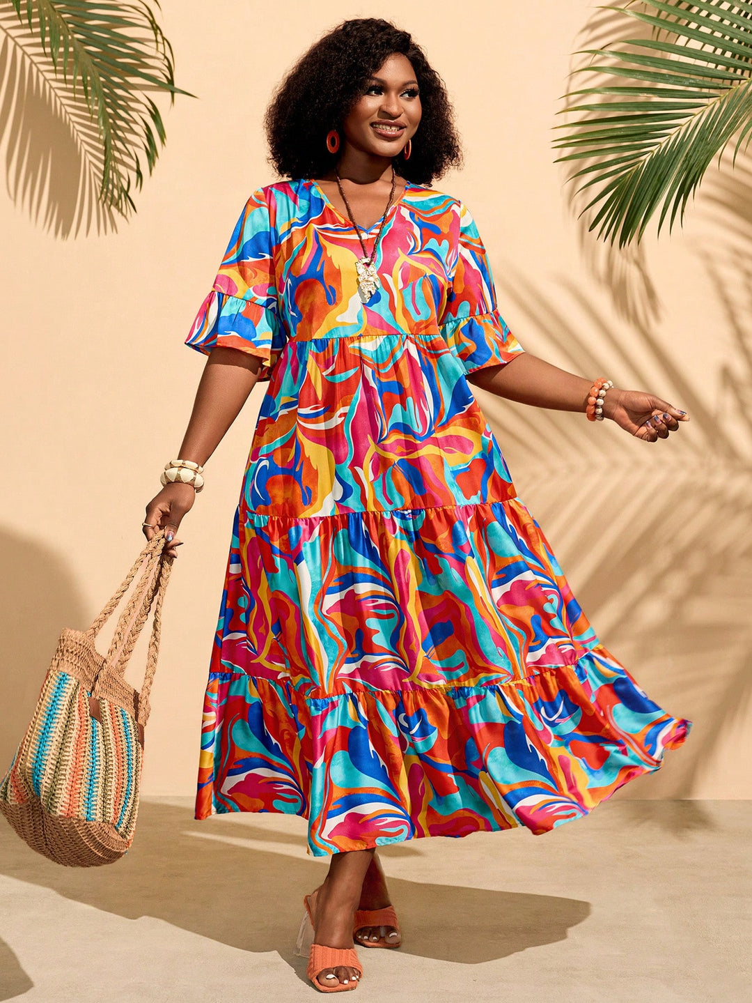 Rochie SHEIN, mix culori