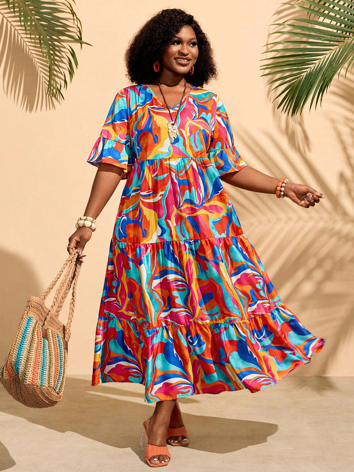 Rochie SHEIN, mix culori