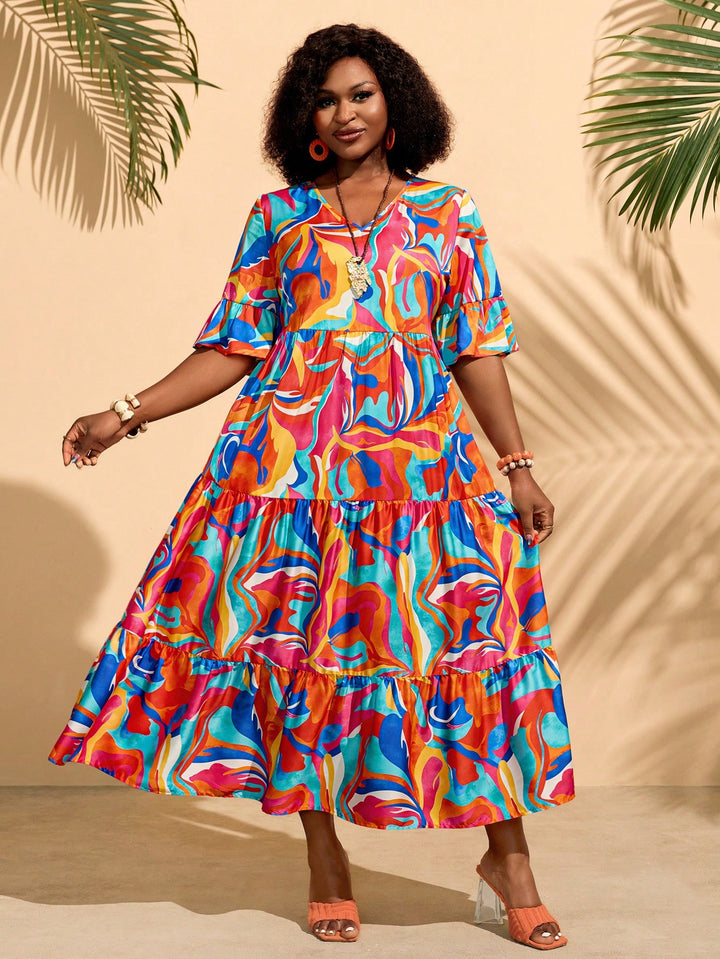 Rochie SHEIN, mix culori
