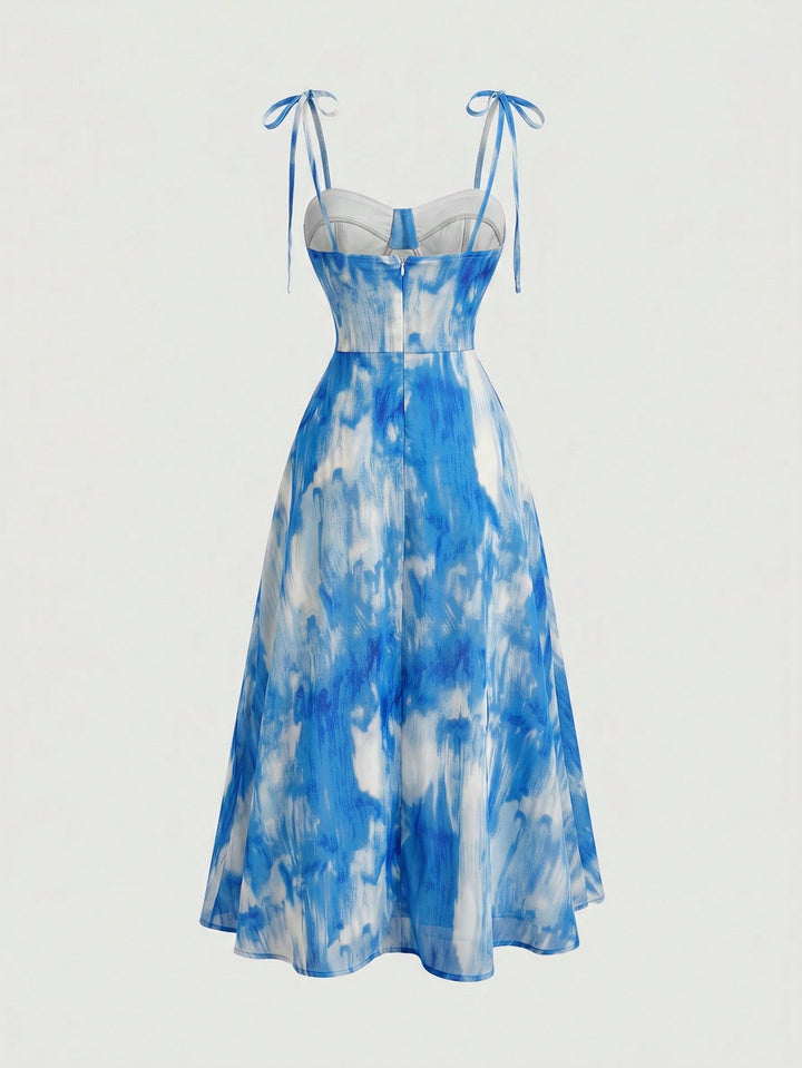 Rochie maxi SHEIN, albastru