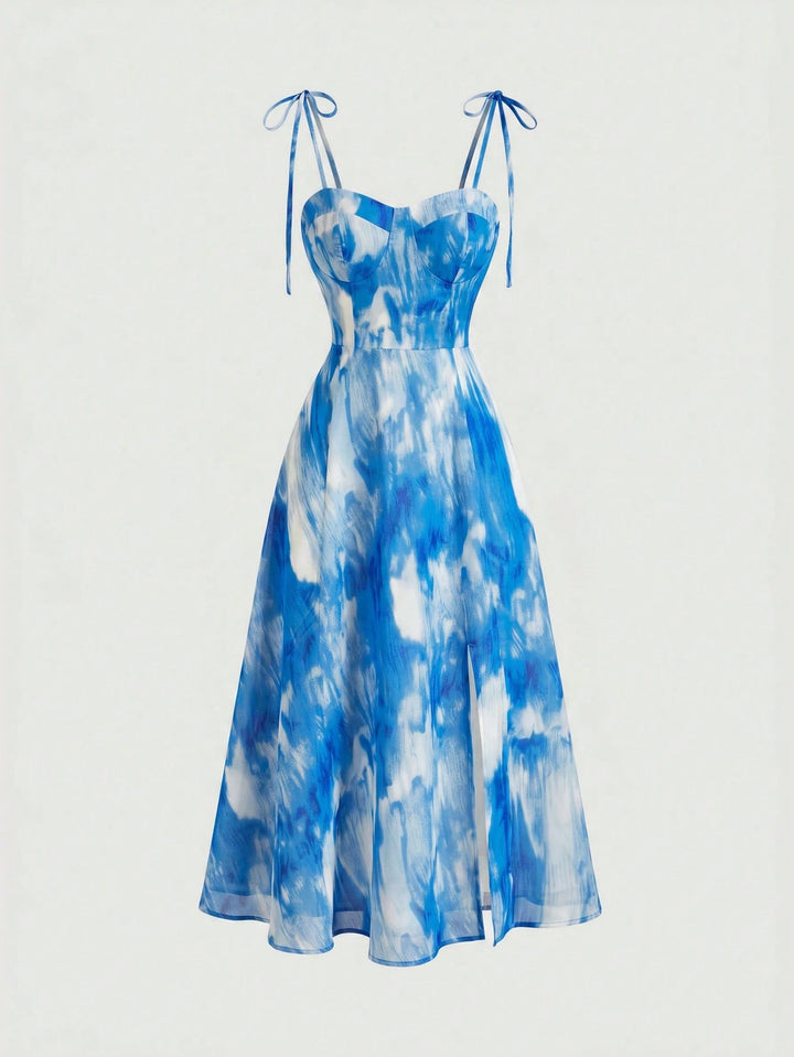 Rochie maxi SHEIN, albastru
