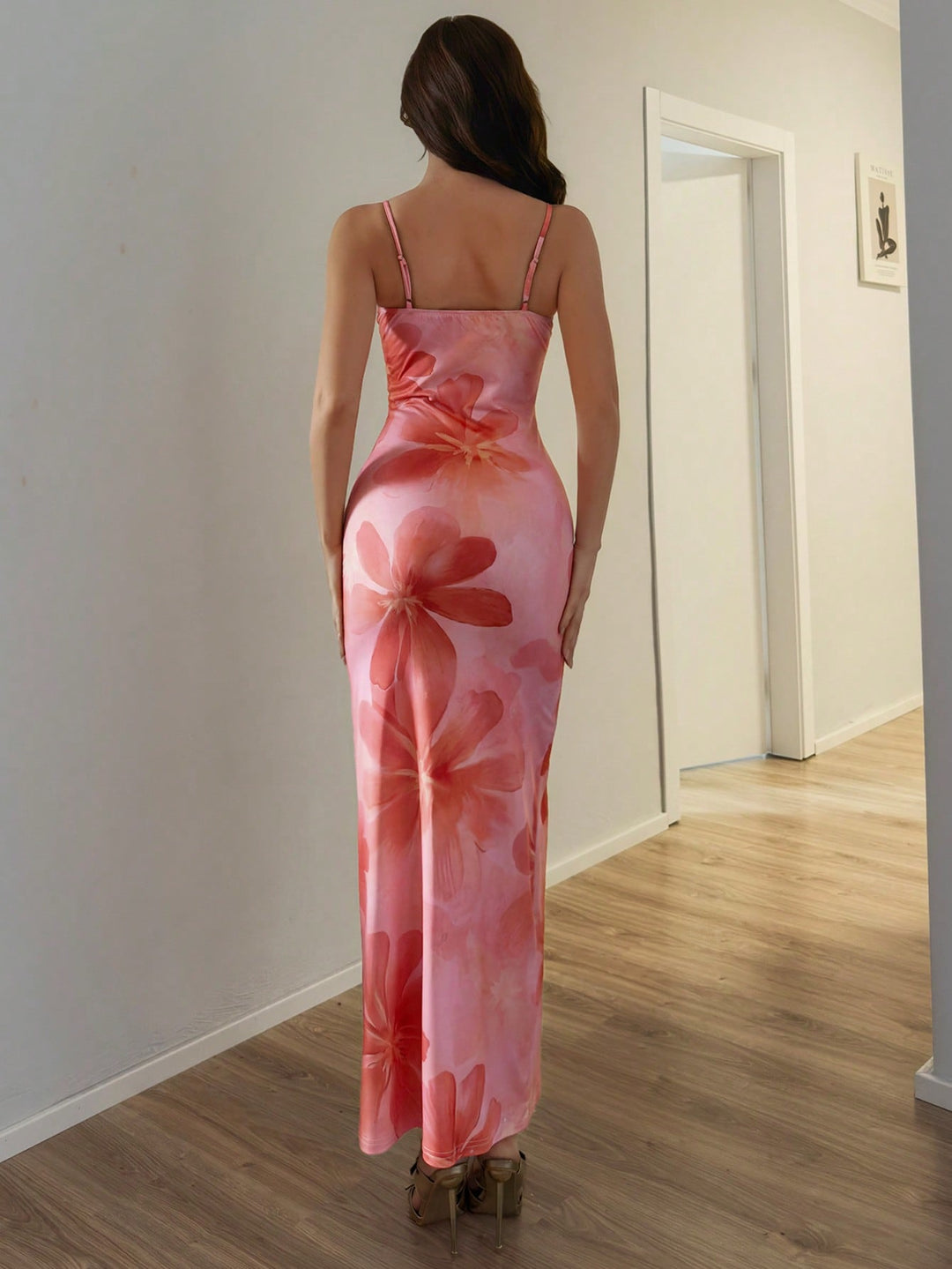Rochie maxi SHEIN, mix culori