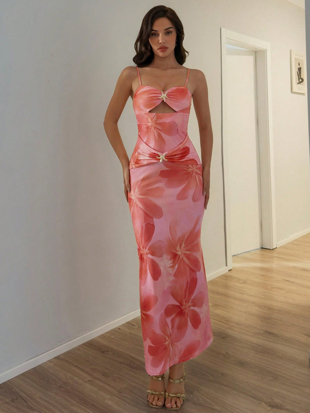 Rochie maxi SHEIN, mix culori