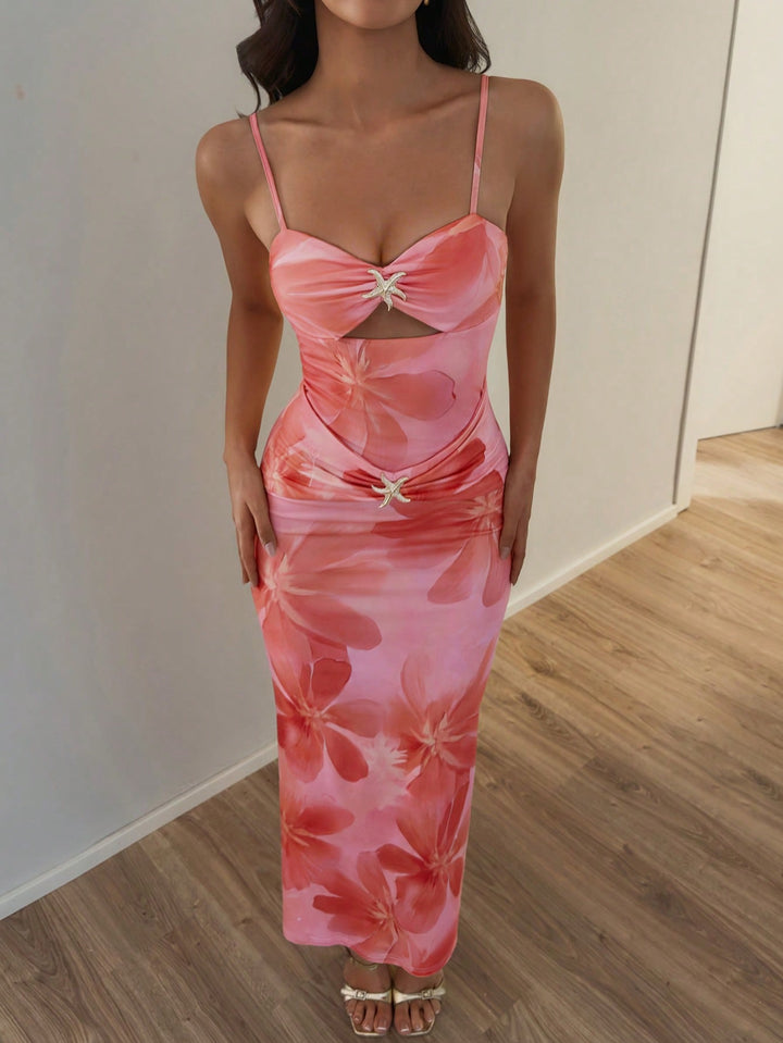 Rochie maxi SHEIN, mix culori