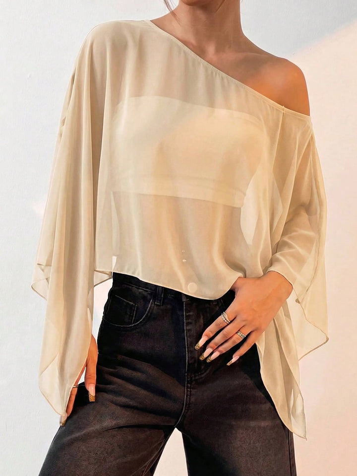 Top SHEIN, portocaliu