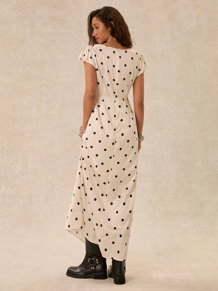 Rochie maxi SHEIN, bej