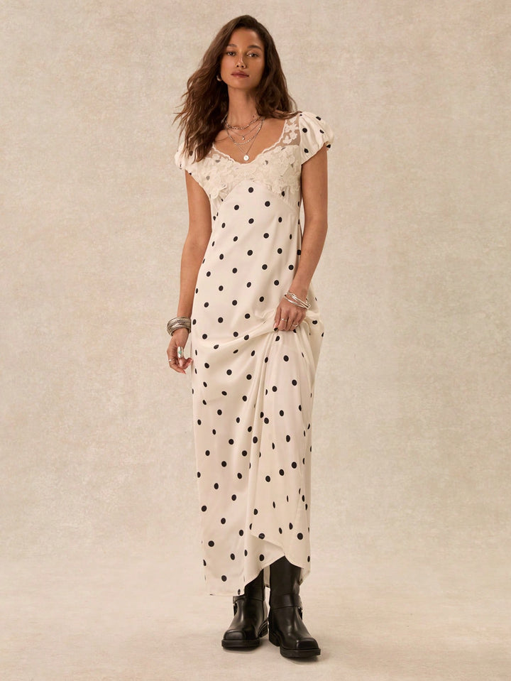Rochie maxi SHEIN, bej