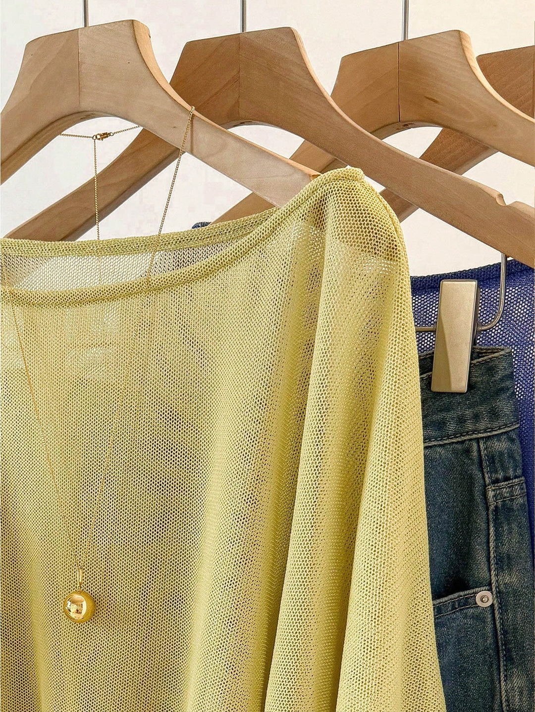 Top SHEIN, galben