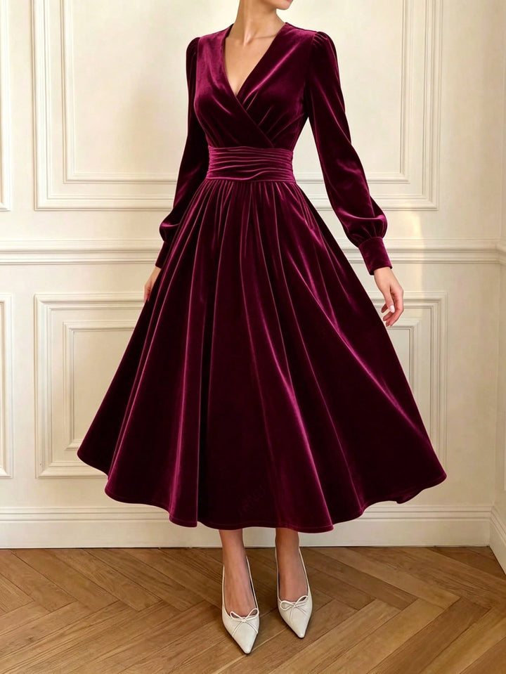 Rochie maxi SHEIN, vișiniu