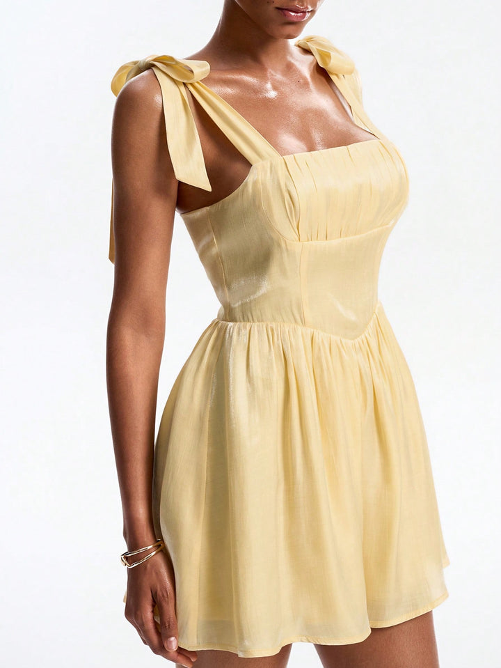Rochie scurtă SHEIN, galben