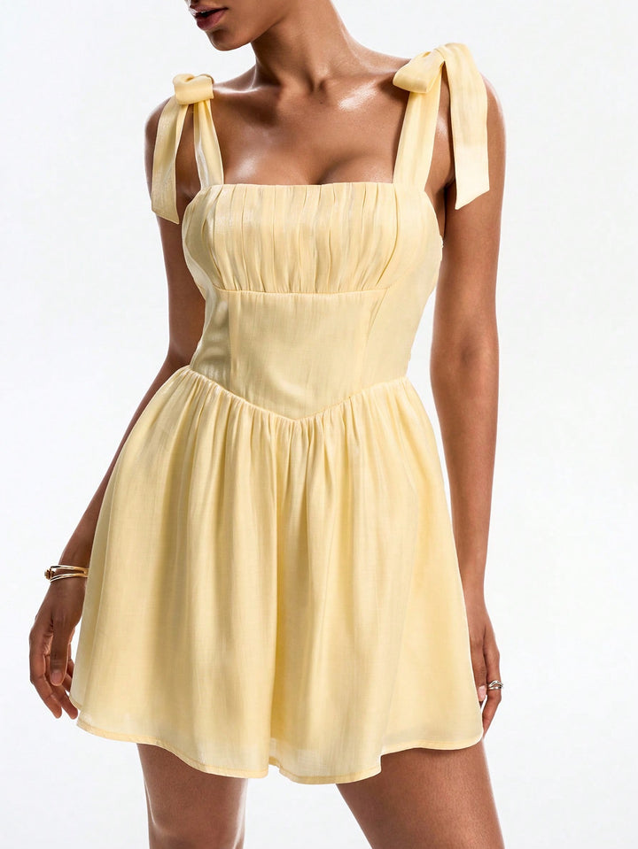 Rochie scurtă SHEIN, galben