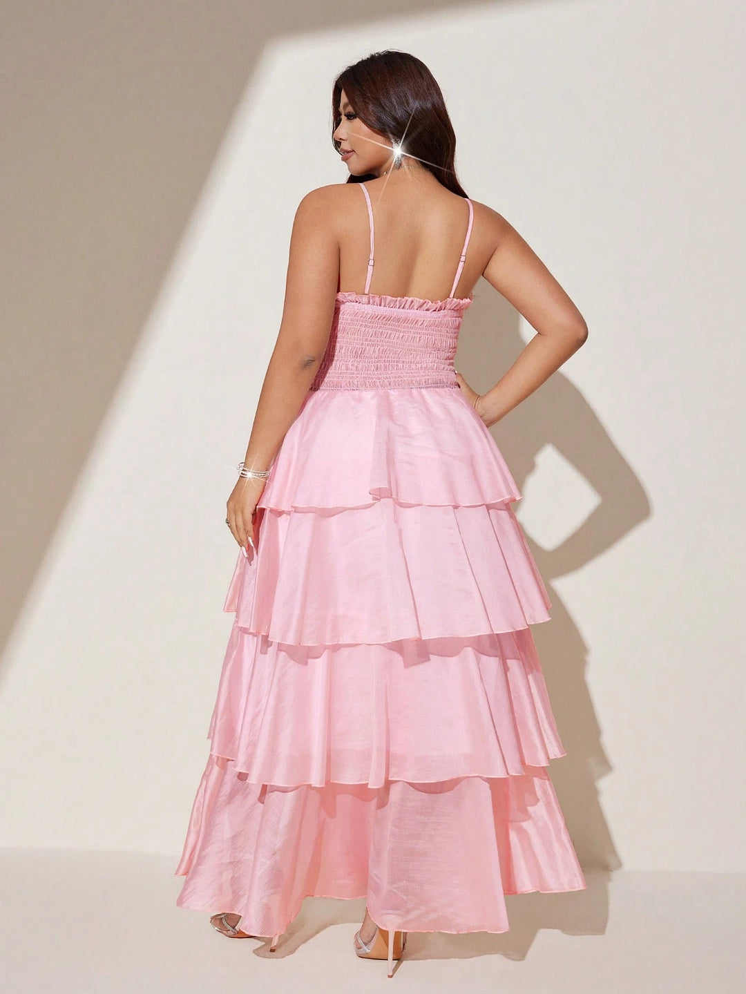 Rochie maxi SHEIN, roz