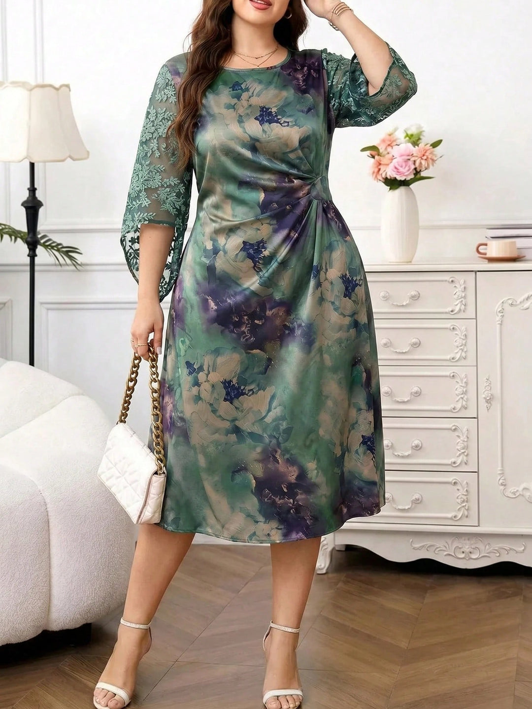 Rochie SHEIN, verde