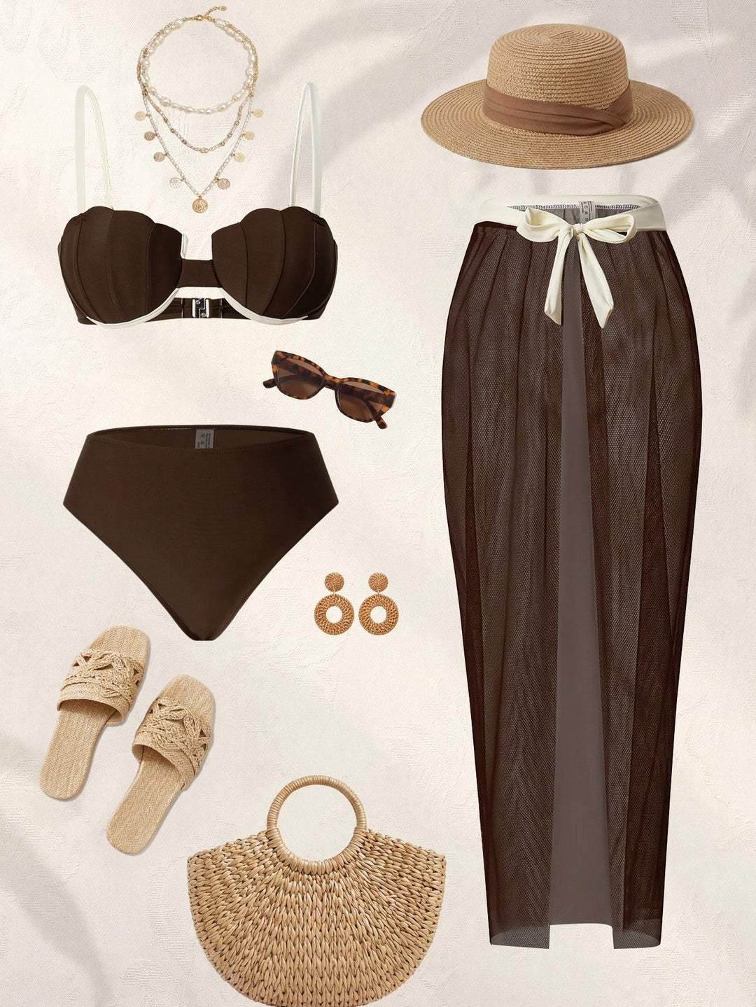 Set bikini SHEIN, mix culori
