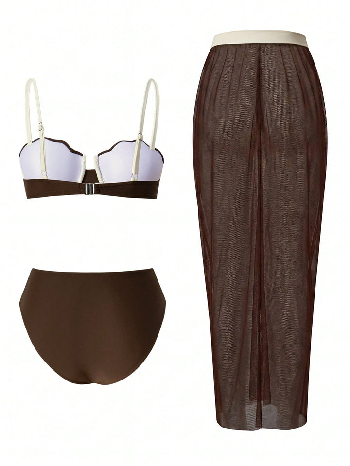 Set bikini SHEIN, mix culori
