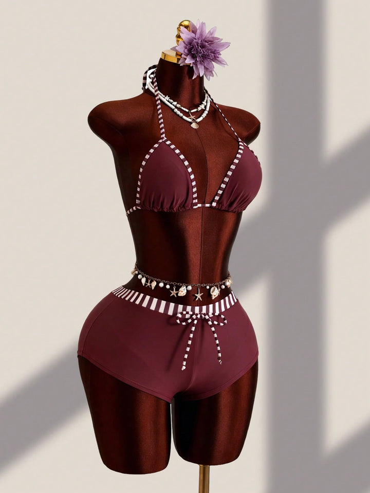 Set bikini SHEIN, maro