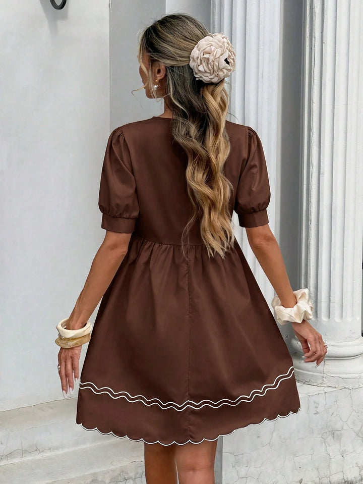 Rochie mini SHEIN, maro