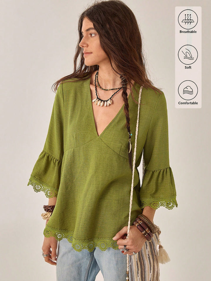 Bluza SHEIN, kaki