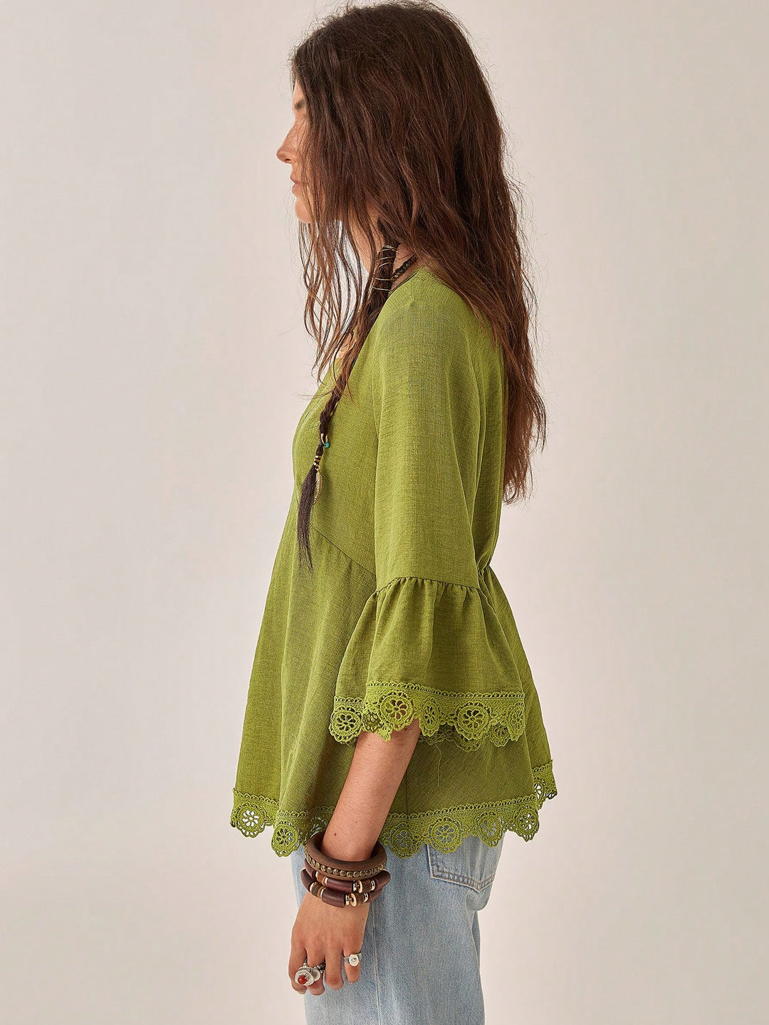 Bluza SHEIN, kaki