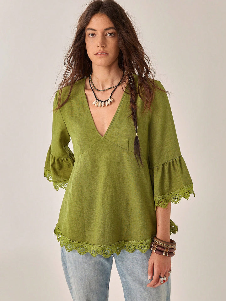 Bluza SHEIN, kaki