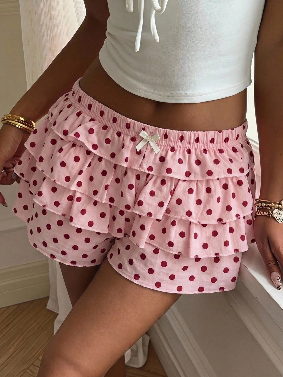 Fustă pantalon SHEIN, roz