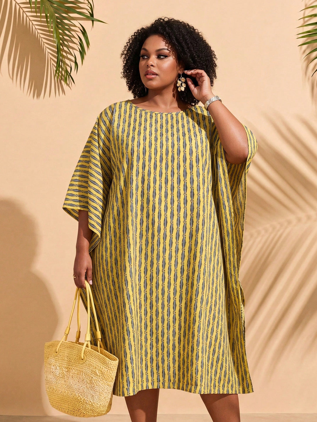 Rochie midi SHEIN, mix culori