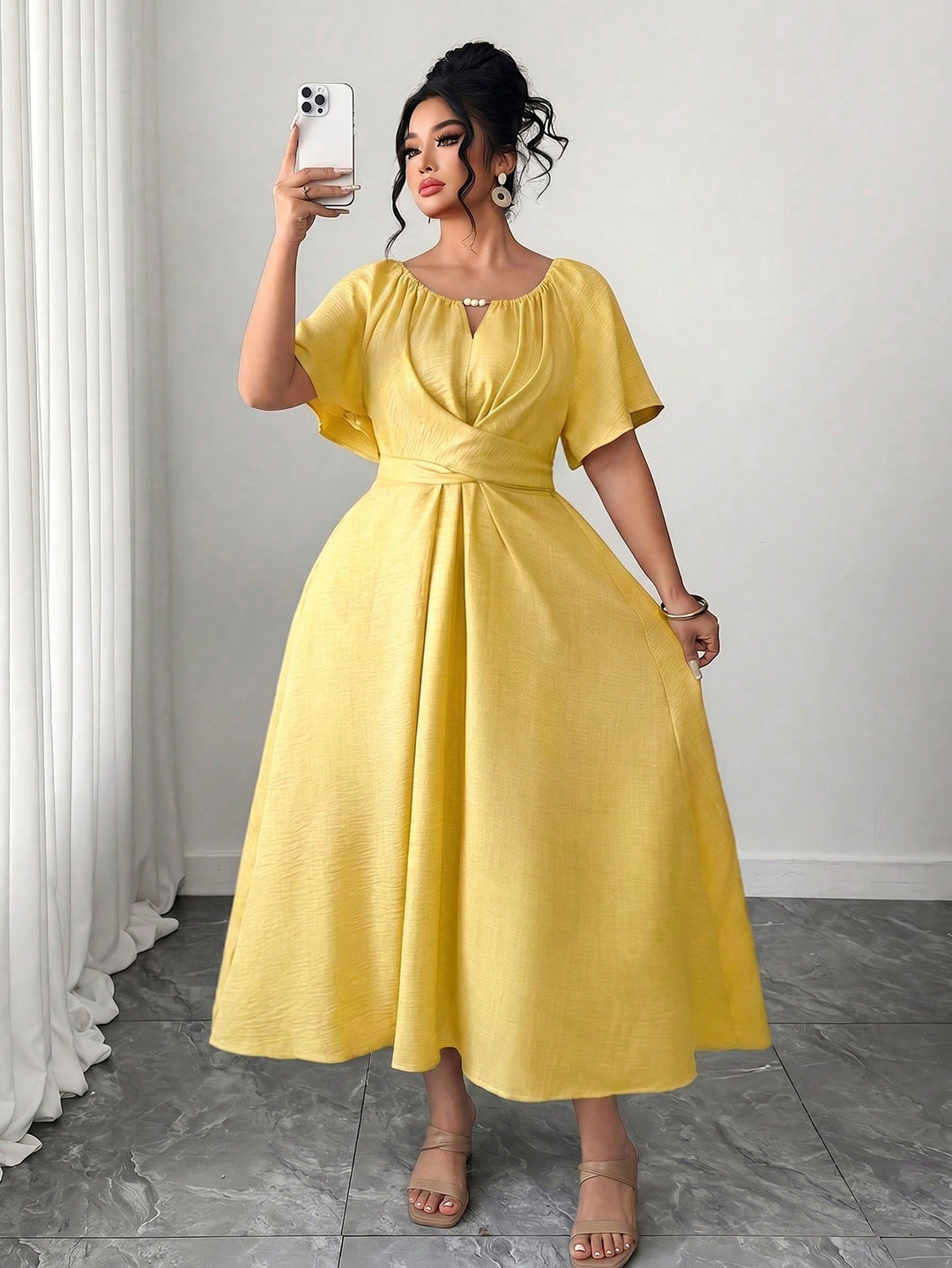 Rochie SHEIN, galben