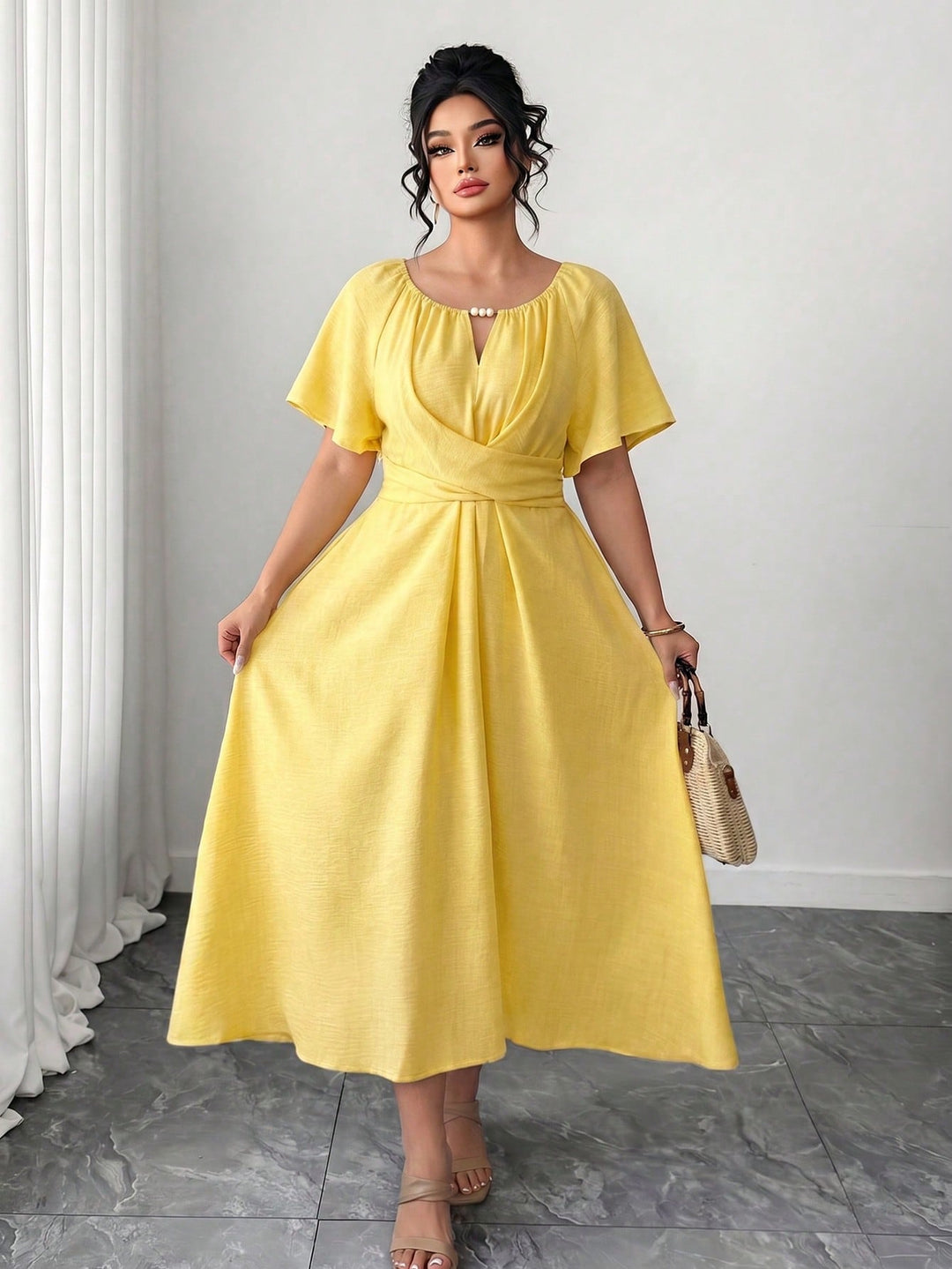 Rochie SHEIN, galben