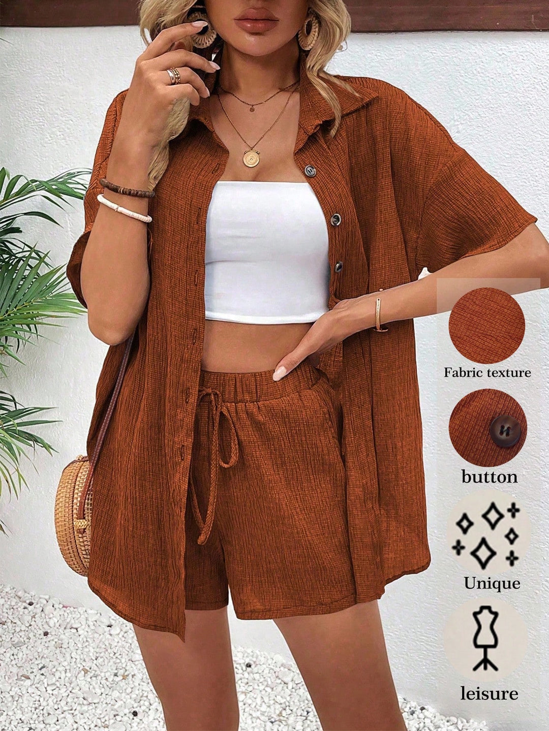 Compleu SHEIN, maro