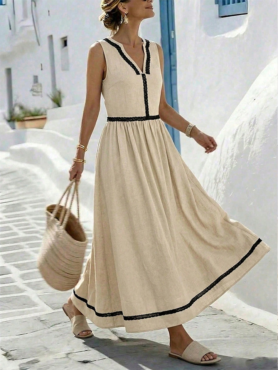 Rochie maxi SHEIN, mix culori