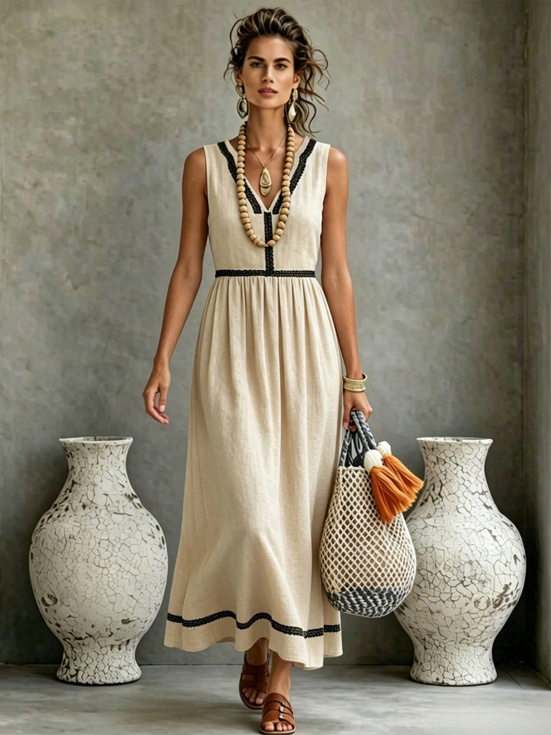 Rochie maxi SHEIN, mix culori