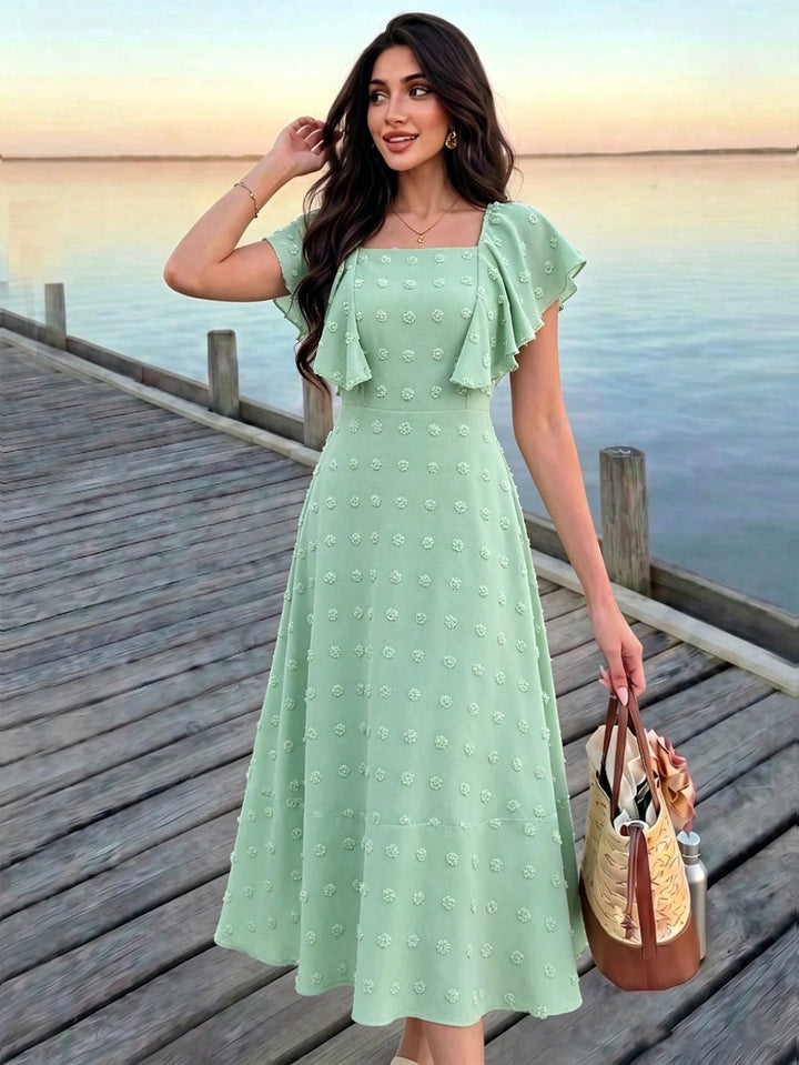 Rochie midi SHEIN, verde