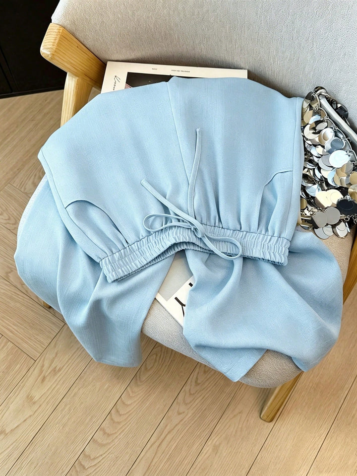 Pantaloni SHEIN, albastru
