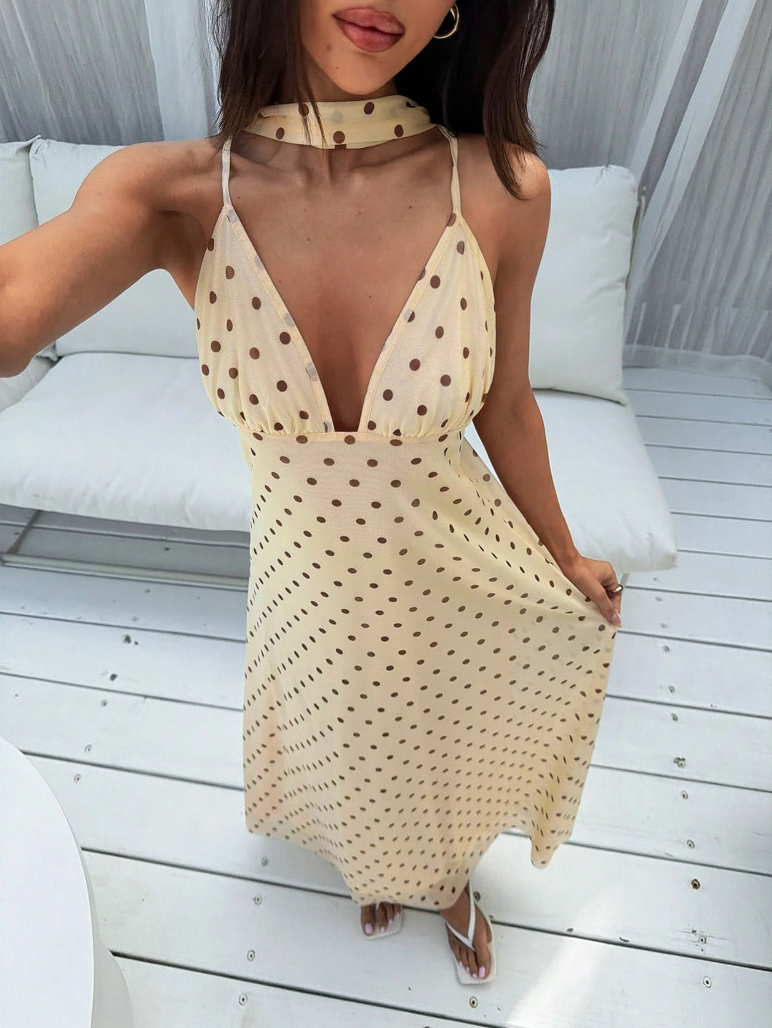 Rochie maxi SHEIN, mix culori