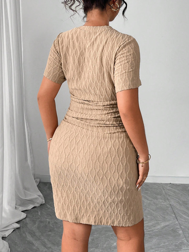 Rochie mini SHEIN, bej