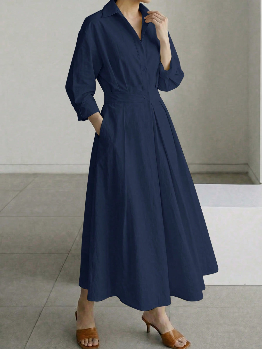 Rochie maxi SHEIN, albastru