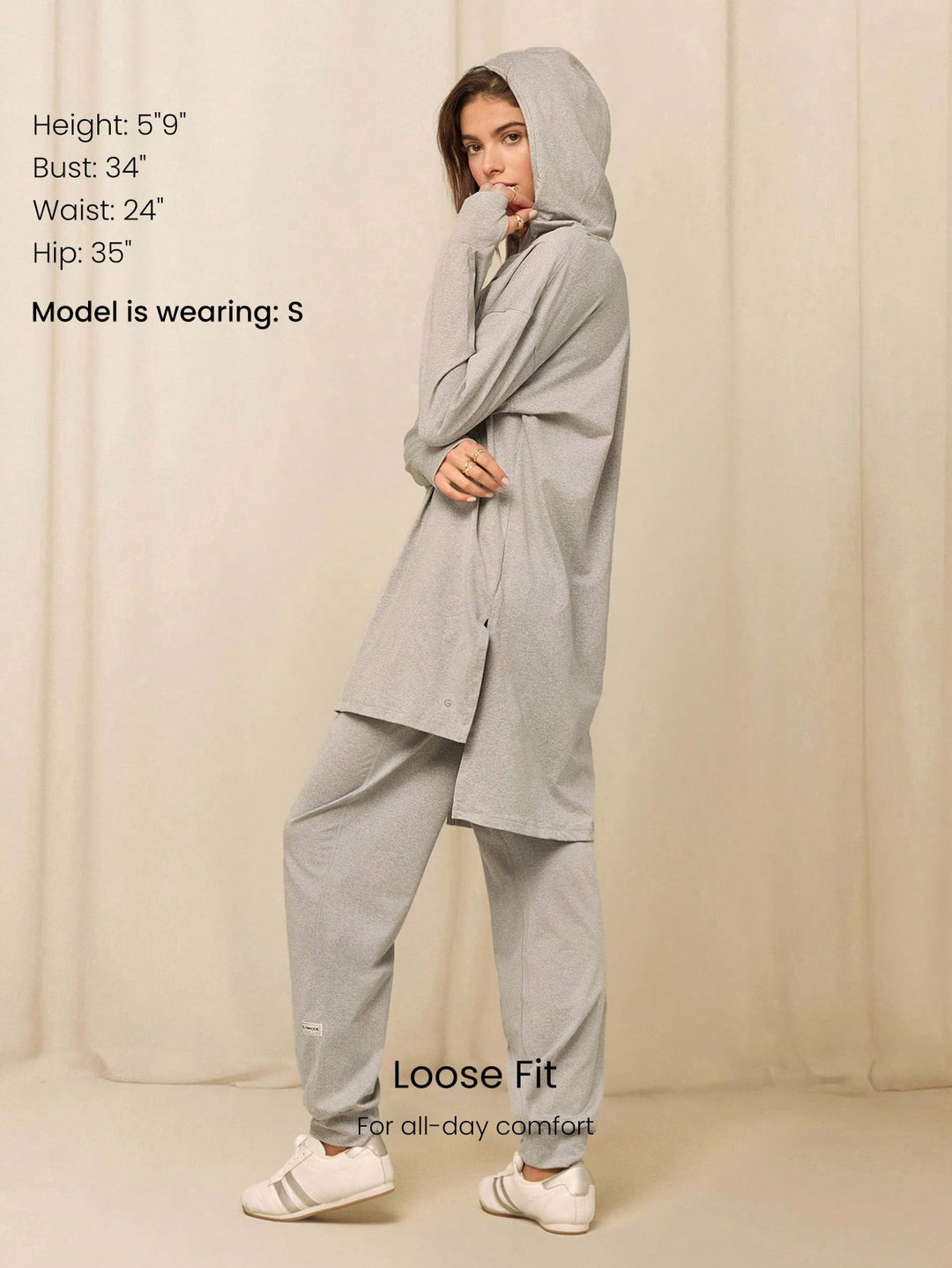 Pantaloni SHEIN, gri