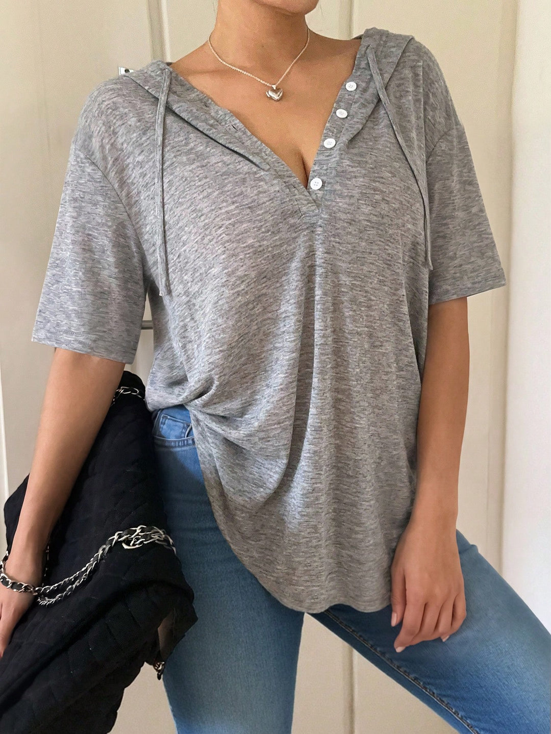 Tricou SHEIN, gri