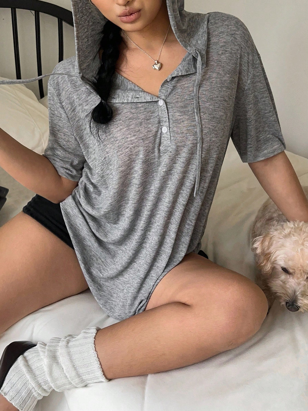 Tricou SHEIN, gri