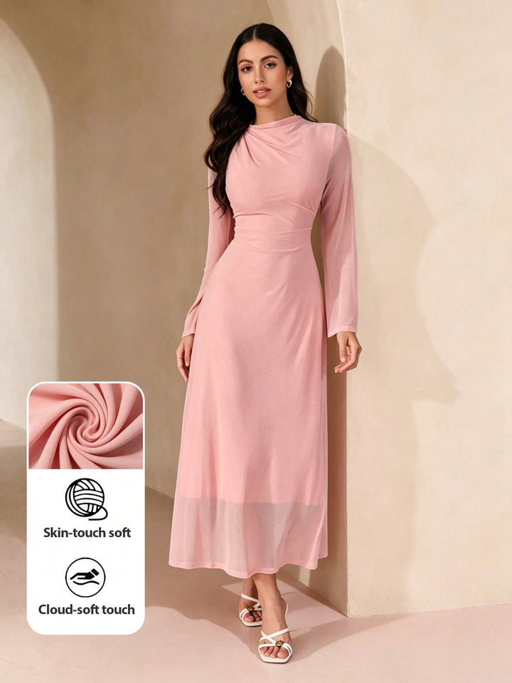 Rochie maxi SHEIN, roz