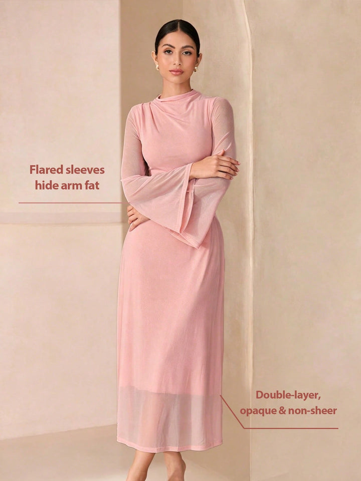 Rochie maxi SHEIN, roz