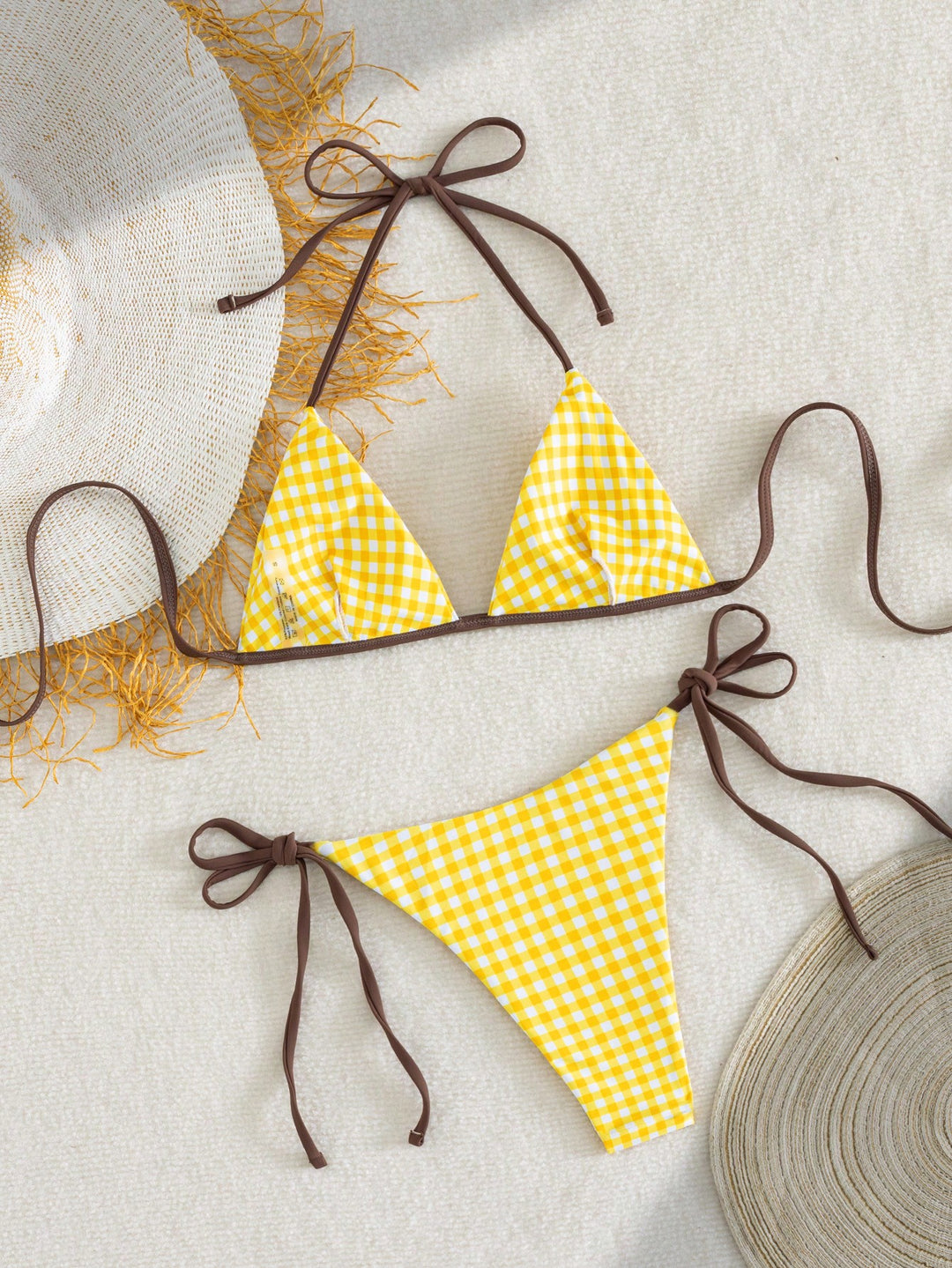 Set bikini SHEIN, galben