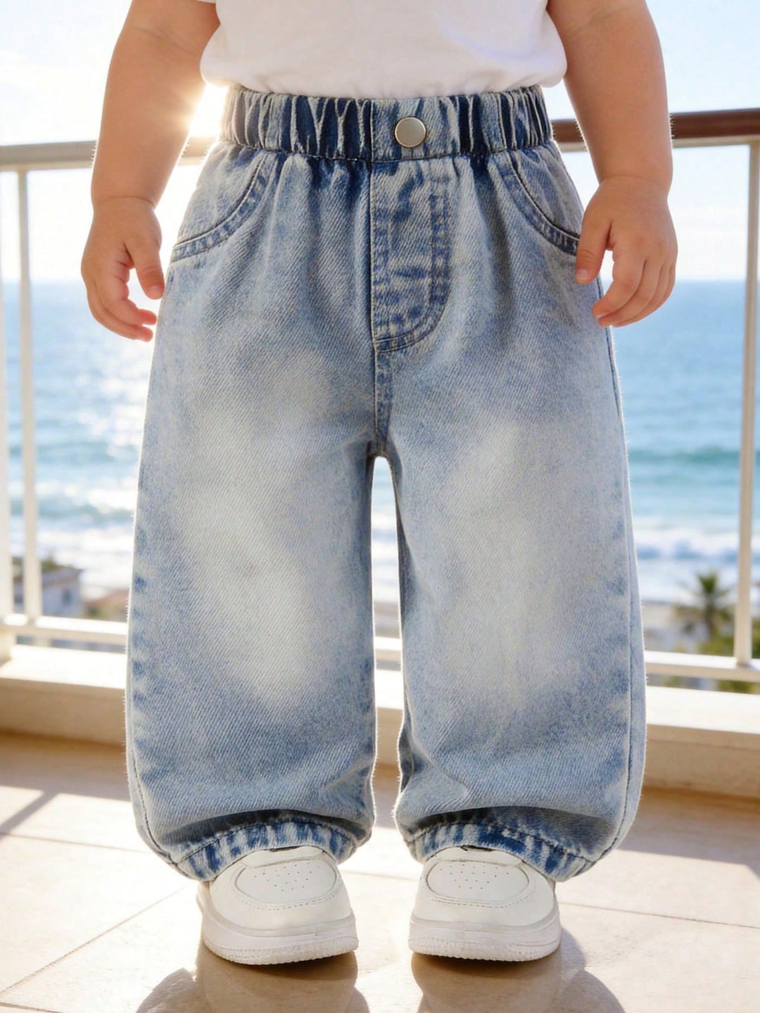 Pantaloni SHEIN, albastru