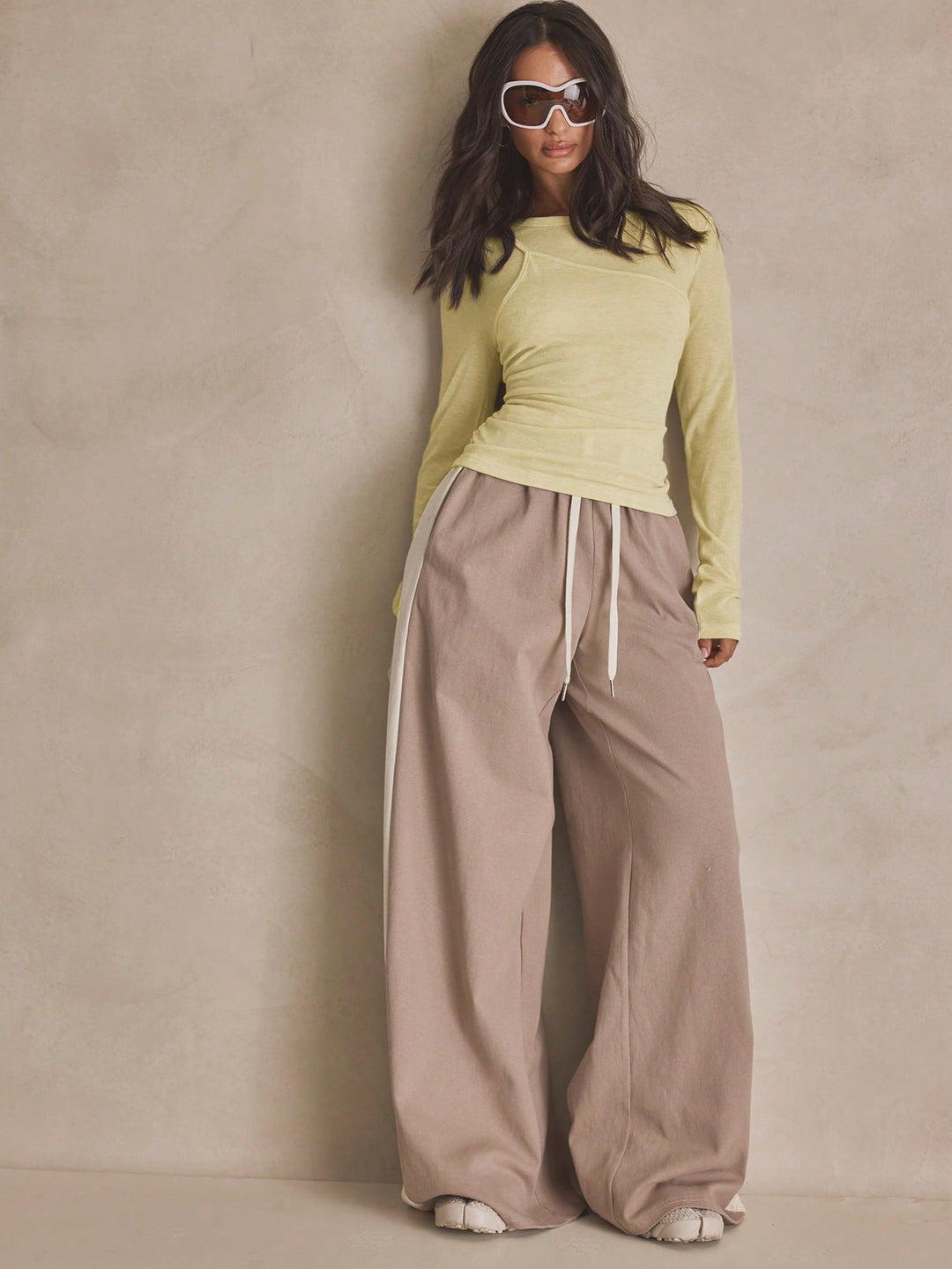 Top SHEIN, galben