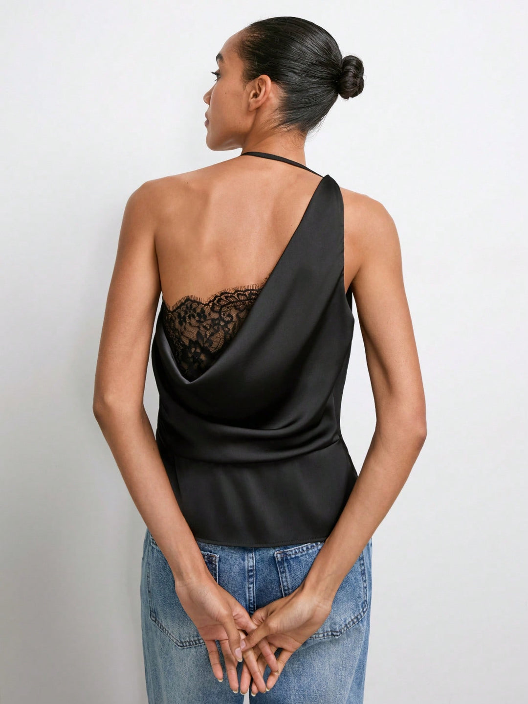 Top SHEIN, negru