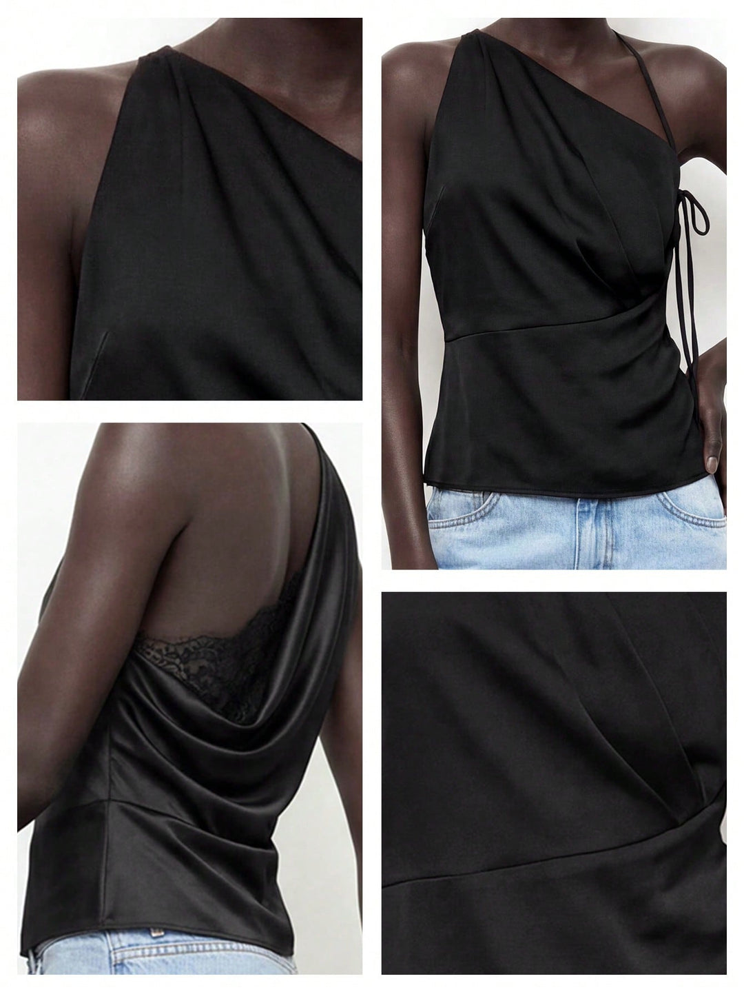 Top SHEIN, negru
