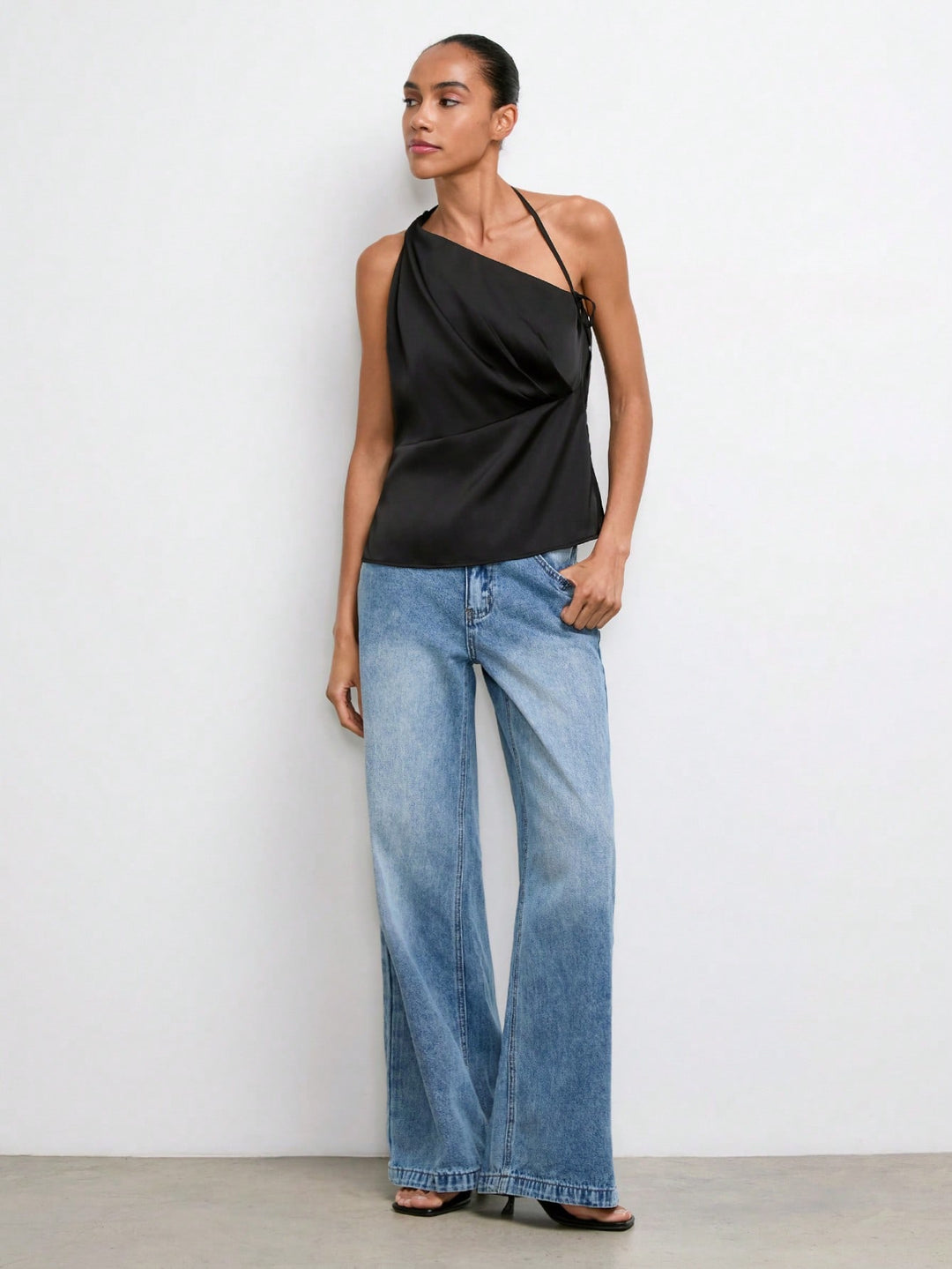 Top SHEIN, negru