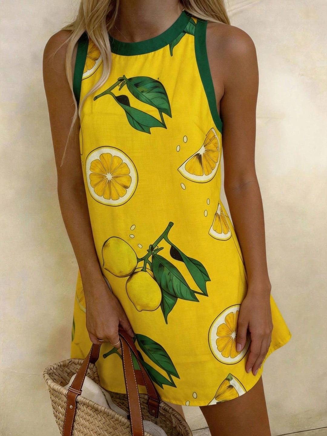 Rochie scurtă SHEIN, galben
