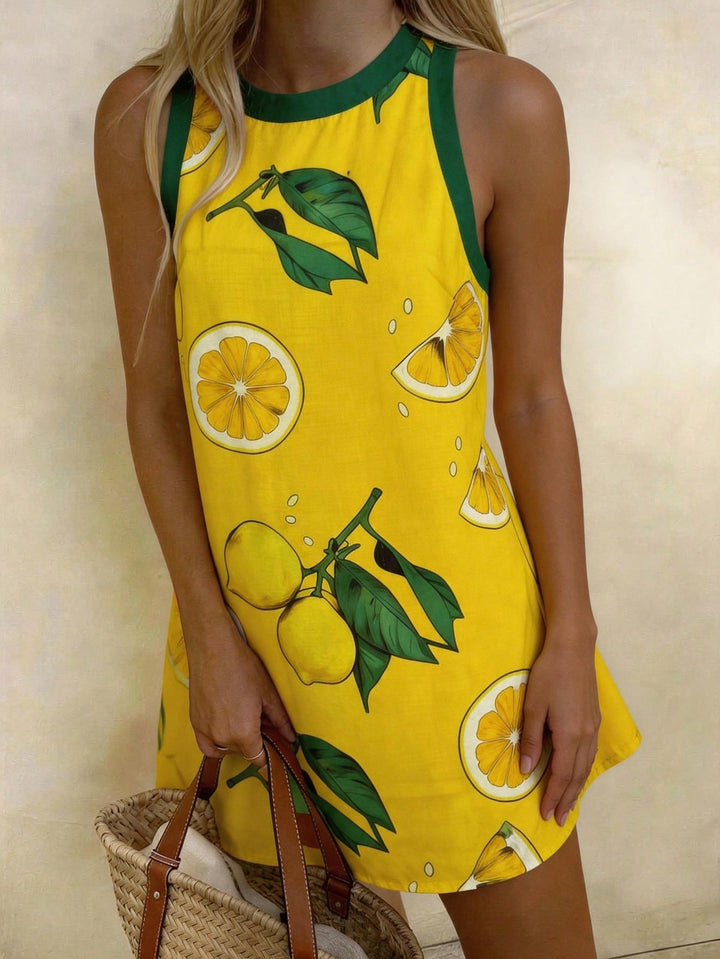 Rochie scurtă SHEIN, galben